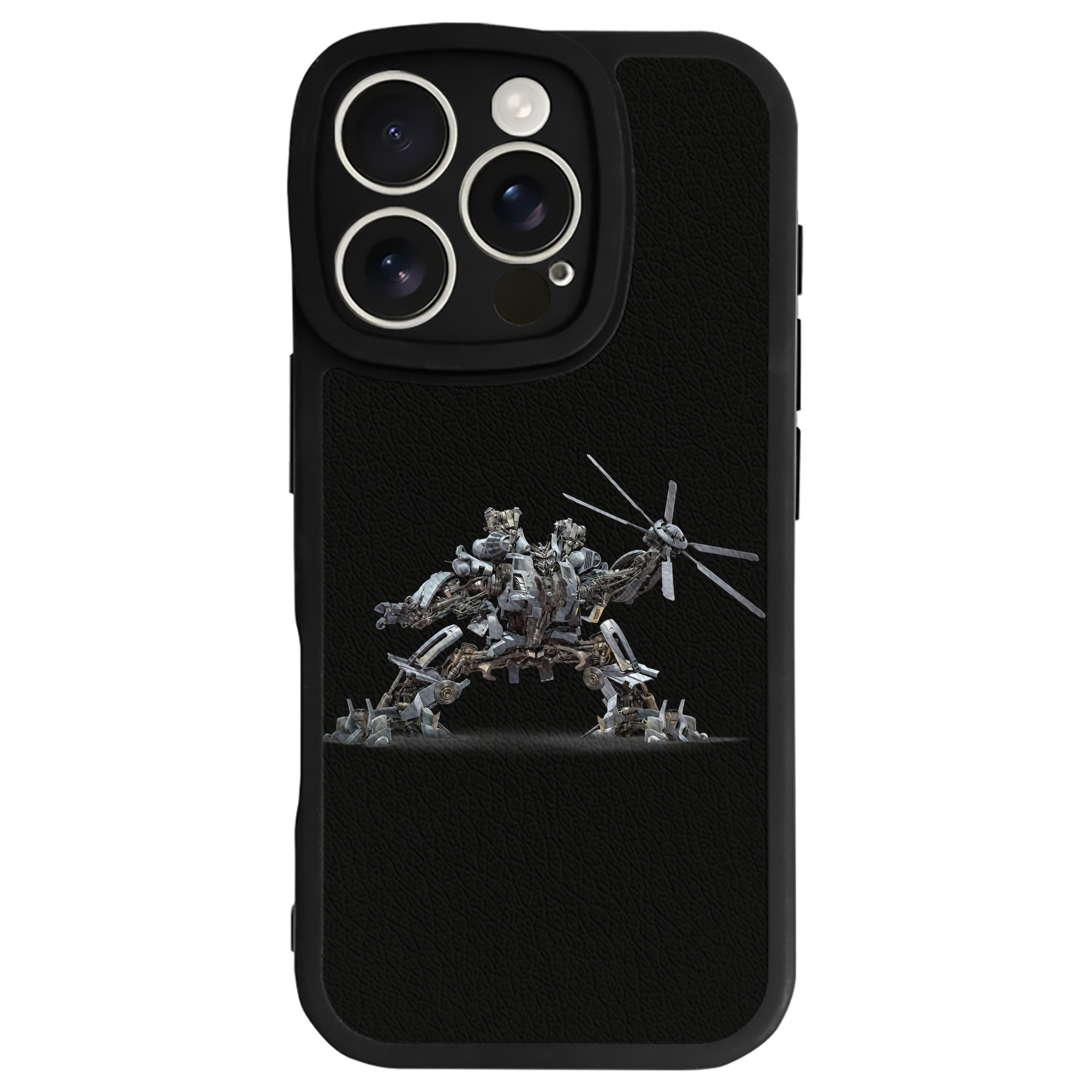 （画像用） Transformers トランスフォーマー 【iPhone 16シリーズ対応】シリコンスマホケース（レザー調） 材質：シリコン